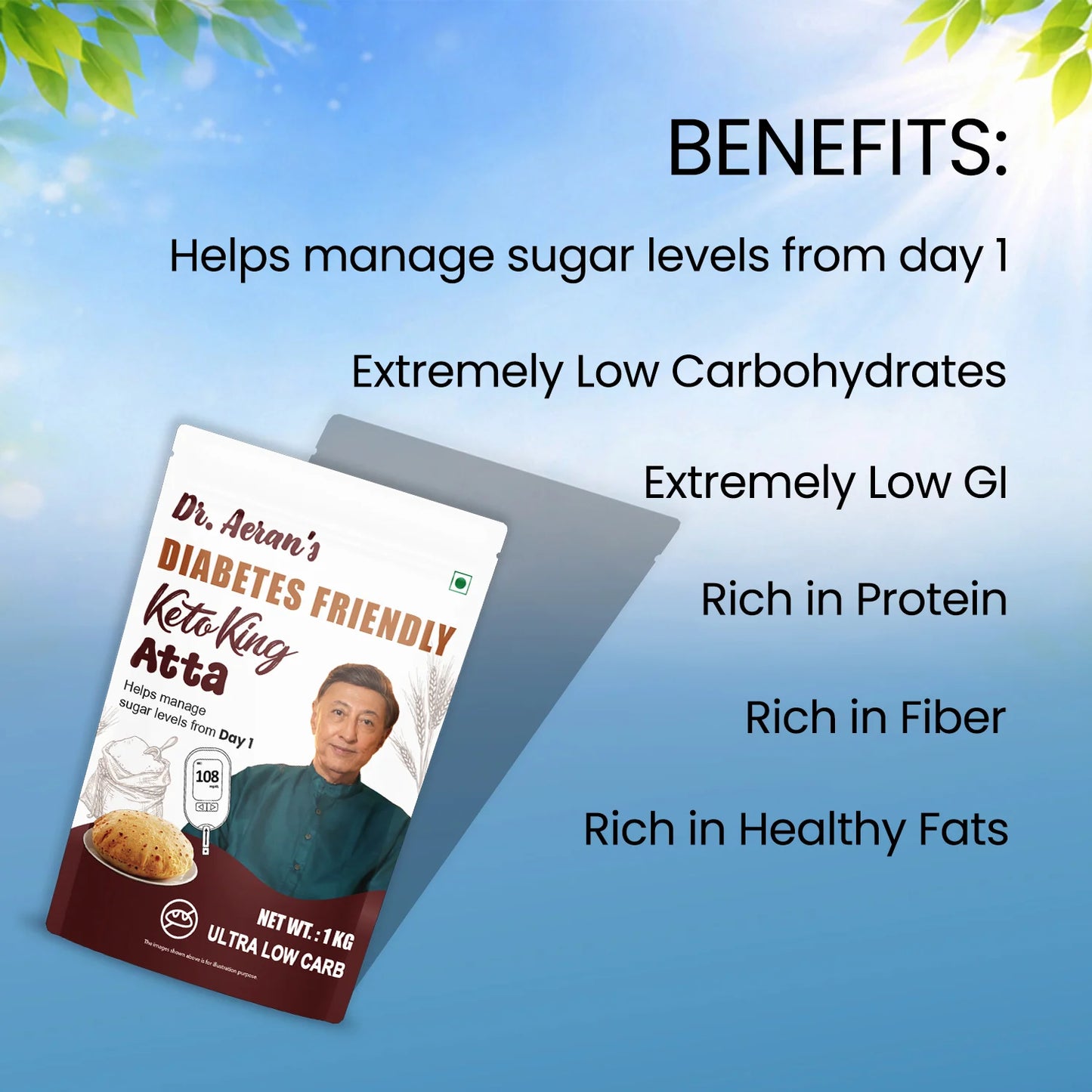 Dr. Aeran's Diabetes Friendly KetoKing Atta