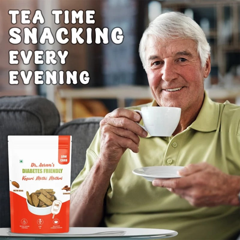 Dr. Aeran’s Diabetes Friendly Mathri( pack of 3 - 100gm each)