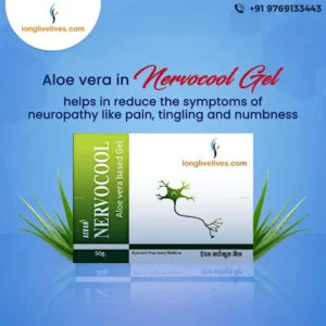 Aeran Nervocool Aloe Vera Gel | Relief for Burning Feet, Tingling & Numbness (Pack of 2)