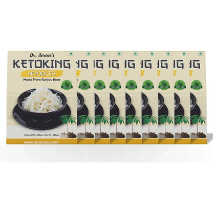 KetoKing Noodles Made From Konjac Root | KetoKing Noodles(270gm per pack)