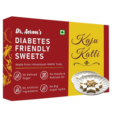 Dr. Aeran’s Diabetes Friendly Kaju Katli (1 PACK – 250gm)