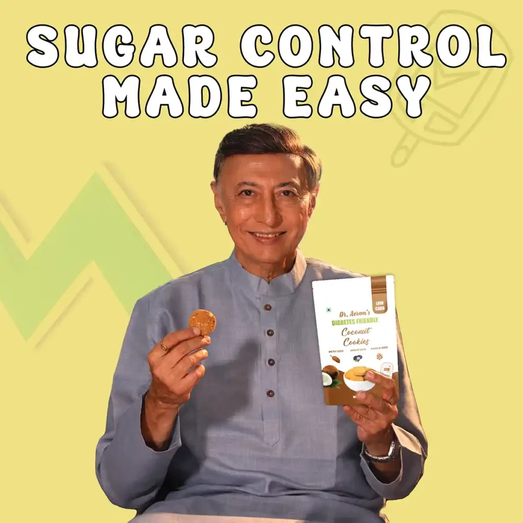 Dr Aeran’s Diabetes Friendly Coconut Cookies - Pack of 3(100gm each)