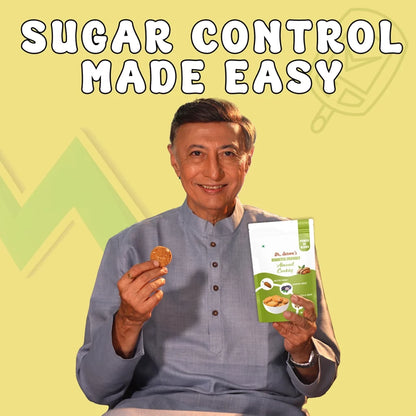 Dr. Aeran’s Diabetes Friendly Cookies Combo (Almond, Jeera & Coconut – 100gm each)