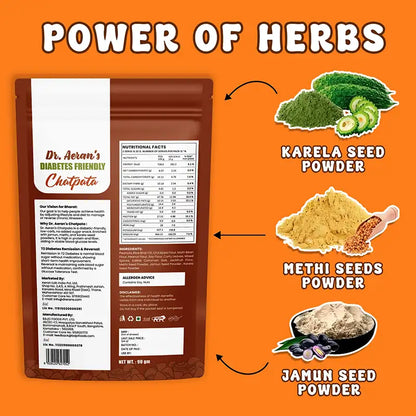 Dr. Aeran's Diabetic Friendly Chatpata Namkeen (Pack Of 3 - 100gm each)