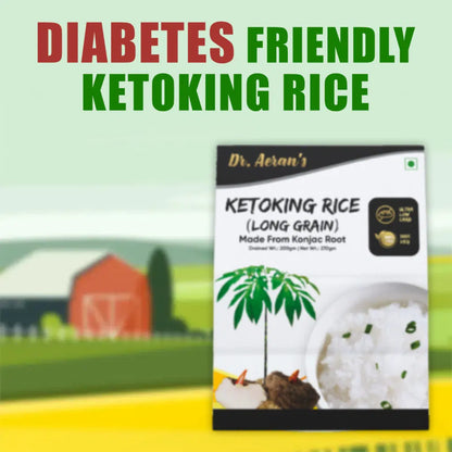 Dr. Aeran’s KetoKing Konjac/Shiraataki Rice (200gm net weight per pack)