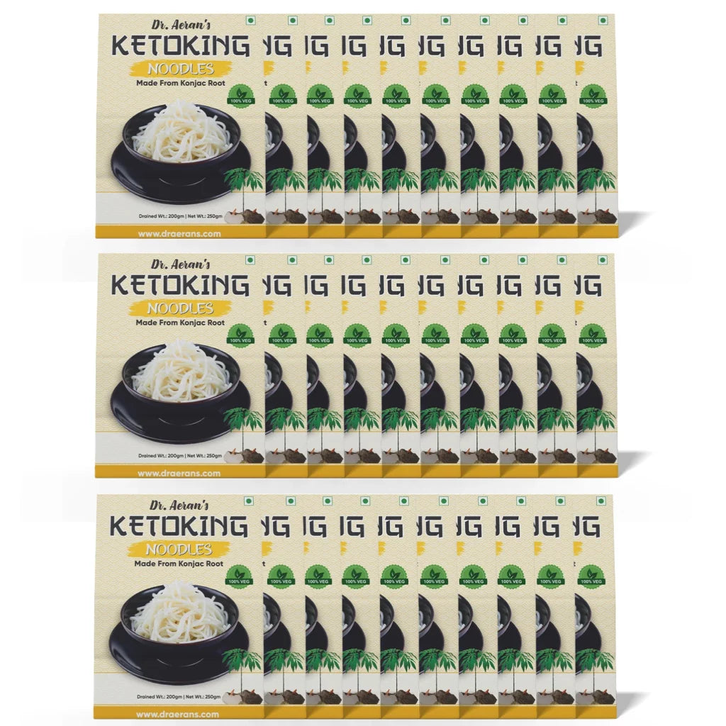 KetoKing Noodles Made From Konjac Root | KetoKing Noodles(270gm per pack)
