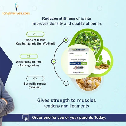 Foor Steps Total Joint Pain Tablets