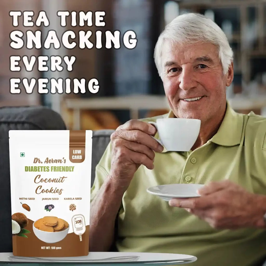 Dr Aeran’s Diabetes Friendly Coconut Cookies - Pack of 3(100gm each)