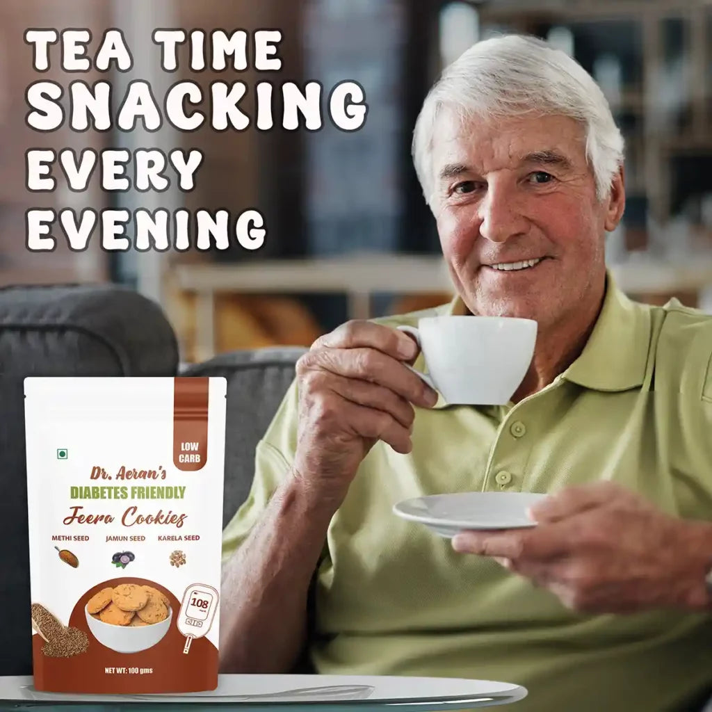 Dr. Aeran’s Diabetes Friendly Jeera Cookies - Pack of 3(100gm each)