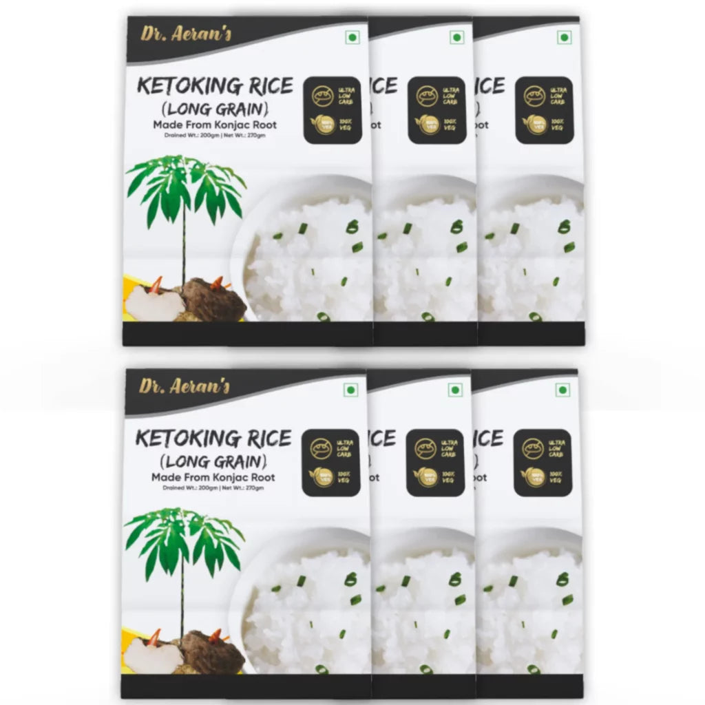 Dr. Aeran’s KetoKing Konjac/Shiraataki Rice (200gm net weight per pack)