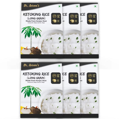 Dr. Aeran’s KetoKing Konjac/Shiraataki Rice (200gm net weight per pack)