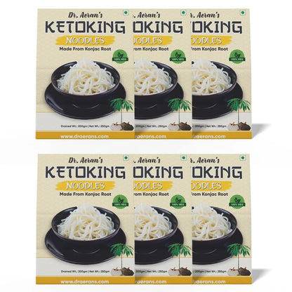 KetoKing Noodles Made From Konjac Root | KetoKing Noodles(270gm per pack)