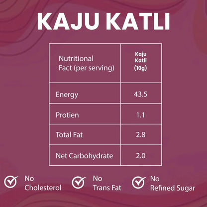 Dr. Aeran’s Diabetes Friendly Kaju Katli (1 PACK – 250gm)