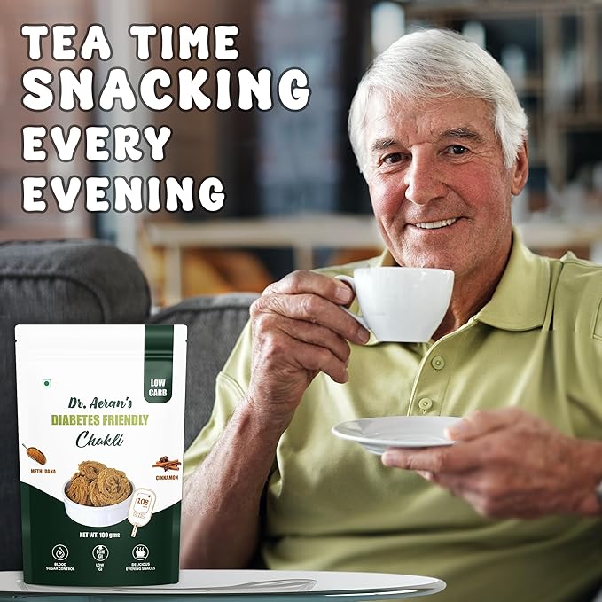 Dr. Aeran's Diabetes Friendly Chakli( pack of 3 - 100gm each)