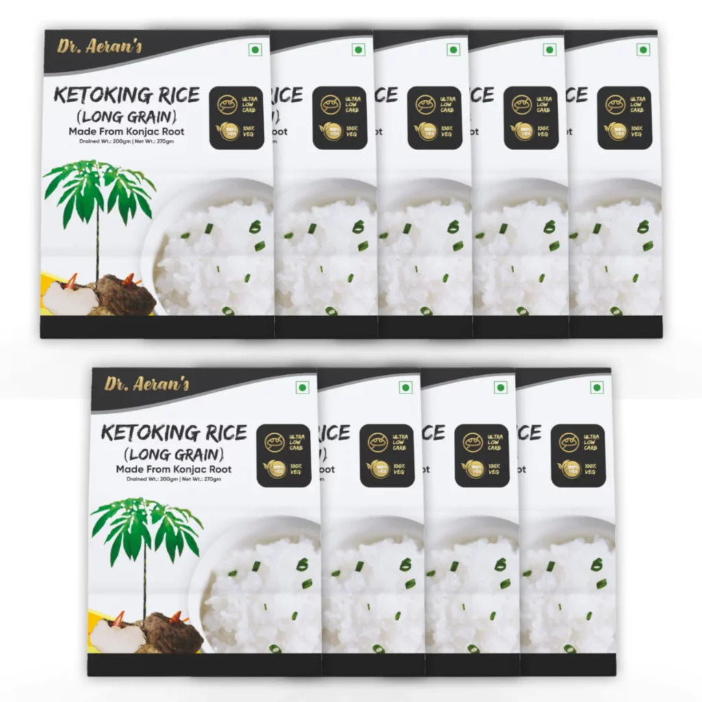 Dr. Aeran’s KetoKing Konjac/Shiraataki Rice (200gm net weight per pack)