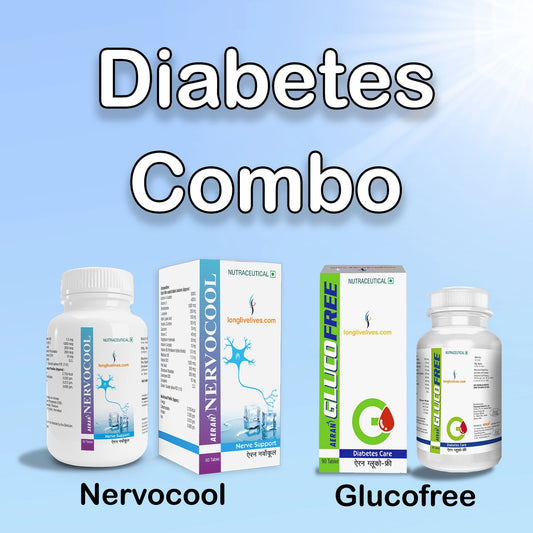 LongLiveLives Diabetes Combo | Natural Blood Sugar & Nerve Health Support