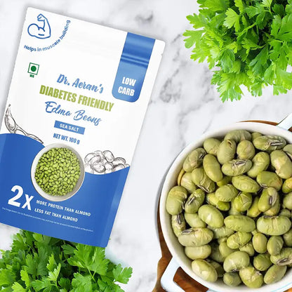 Dr. Aeran’s Diabetes-Friendly Edamame Beans – All 3 Flavors(100gm each)
