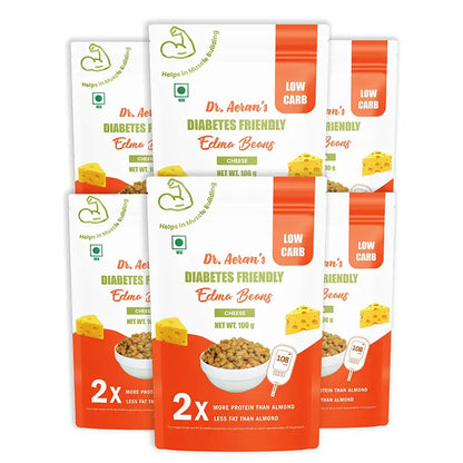 Dr Aeran’s Diabetes Friendly Edma Beans Cheese Flavour(pack of 3 - 10gm each)