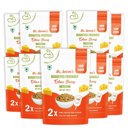 Dr Aeran’s Diabetes Friendly Edma Beans Cheese Flavour(pack of 3 - 10gm each)