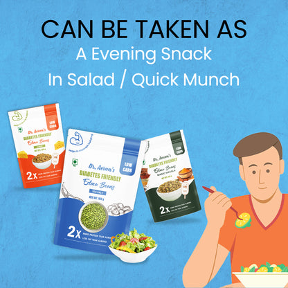 Dr. Aeran’s Diabetes-Friendly Edamame Beans – All 3 Flavors(100gm each)