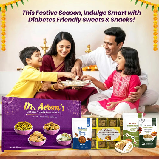 Dr. Aeran’s Diabetes Friendly Celebration Box – Sugar Free Sweets & Snacks Combo