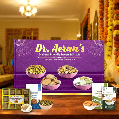 Dr. Aeran’s Diabetes Friendly Celebration Box – Sugar Free Sweets & Snacks Combo