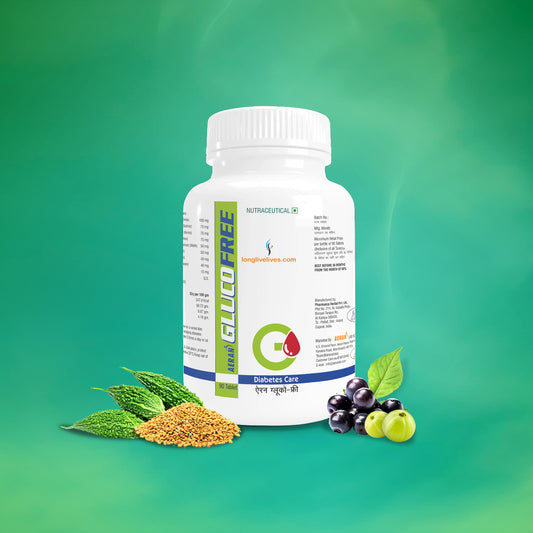 Longlivelives Glucofree – With Amla, Gudmar, Karela, Jamun, Methi and More