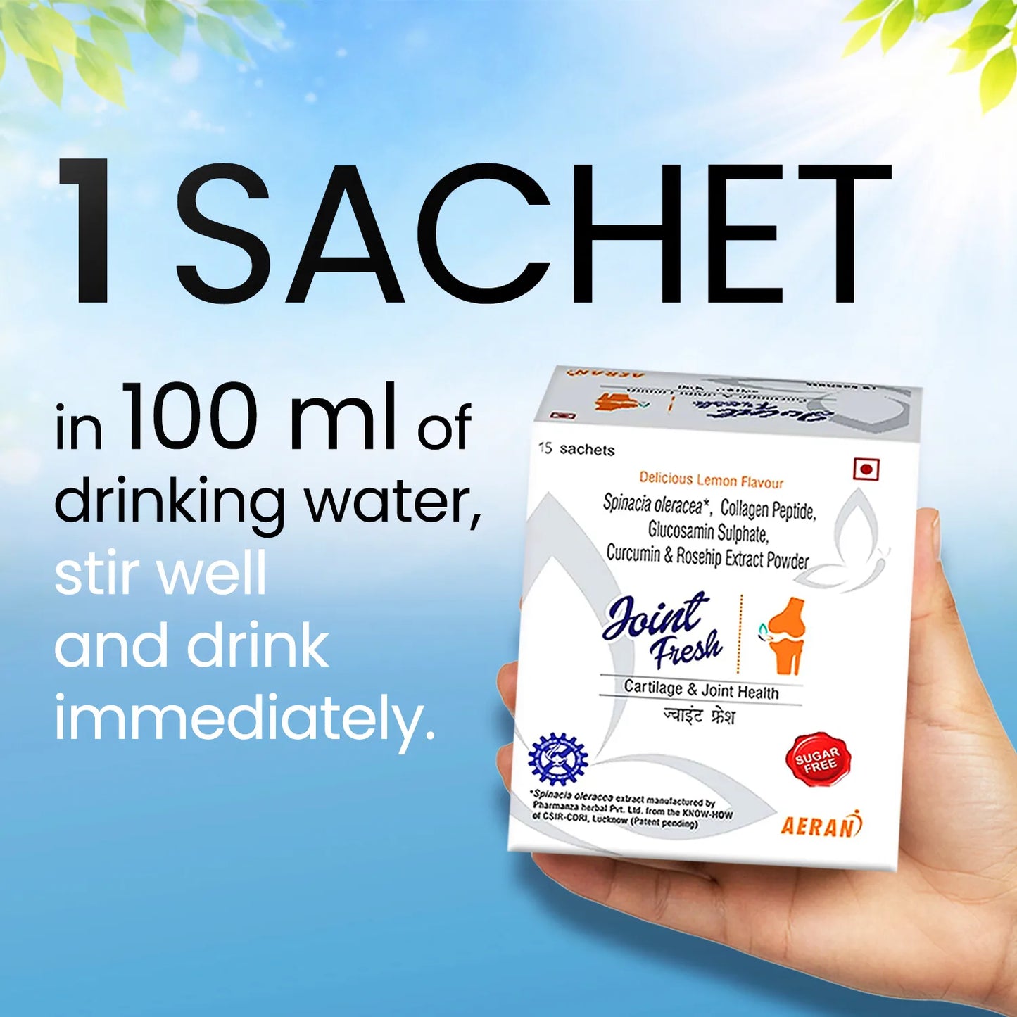 Ayurvedic Powder for Osteoarthritis – Joint Pain Relief, Mobility & Flexibility Support (Sachets)