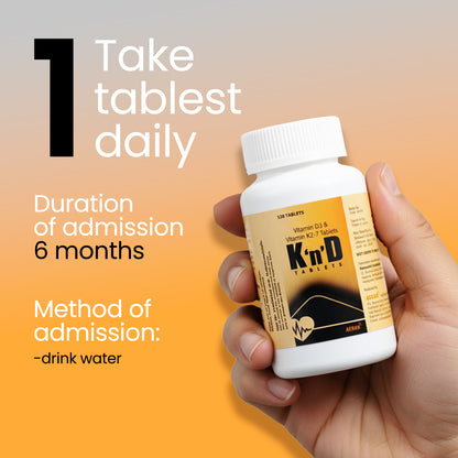 KND Tablets: Essential Vitamin D & K2 for Heart Health