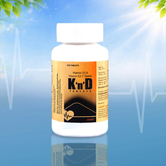 KND Tablets – Vitamin D3 & K2 Supplement for Bone & Heart Health