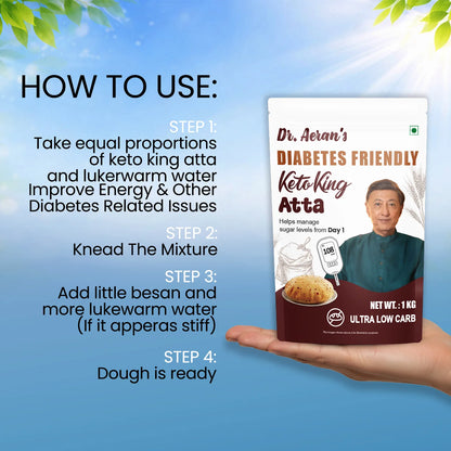 Dr. Aeran's Diabetes Friendly KetoKing Atta