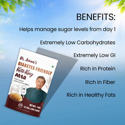Dr. Aeran's Diabetes Friendly KetoKing Atta