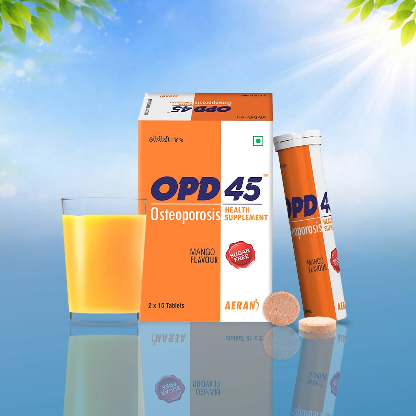 Ayurvedic OPD-45 Osteoporosis Tablets – Bone Strength, Vitamins & Minerals Support