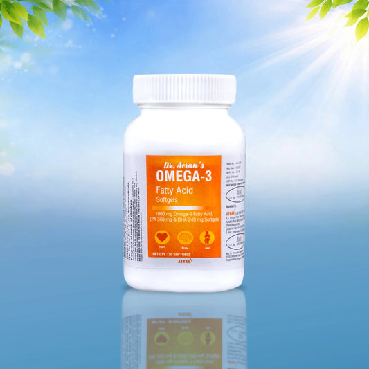 Omega-3 Fish Oil Capsules – Brain, Heart & Joint Health Support (60 Capsules)