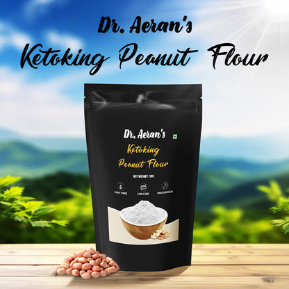 Dr. Aeran’s Ketoking Peanut Flour – High Protein, Low Carb Keto Flour (1 kg)