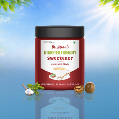 Zero Sugar Monk Fruit Sweetener – 1:1 Sugar Replacement, Zero Calorie & Keto Friendly