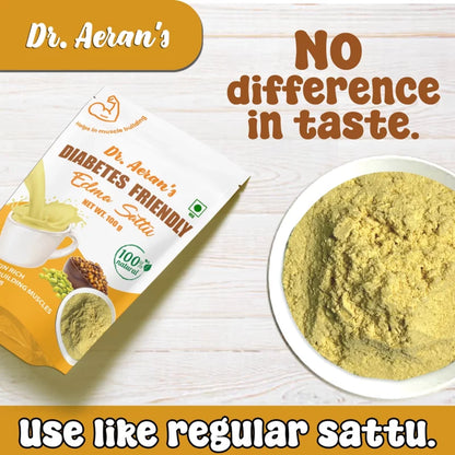 Dr. Aeran’s Diabetes Friendly Sattu (pack of 3 - 100gm each)