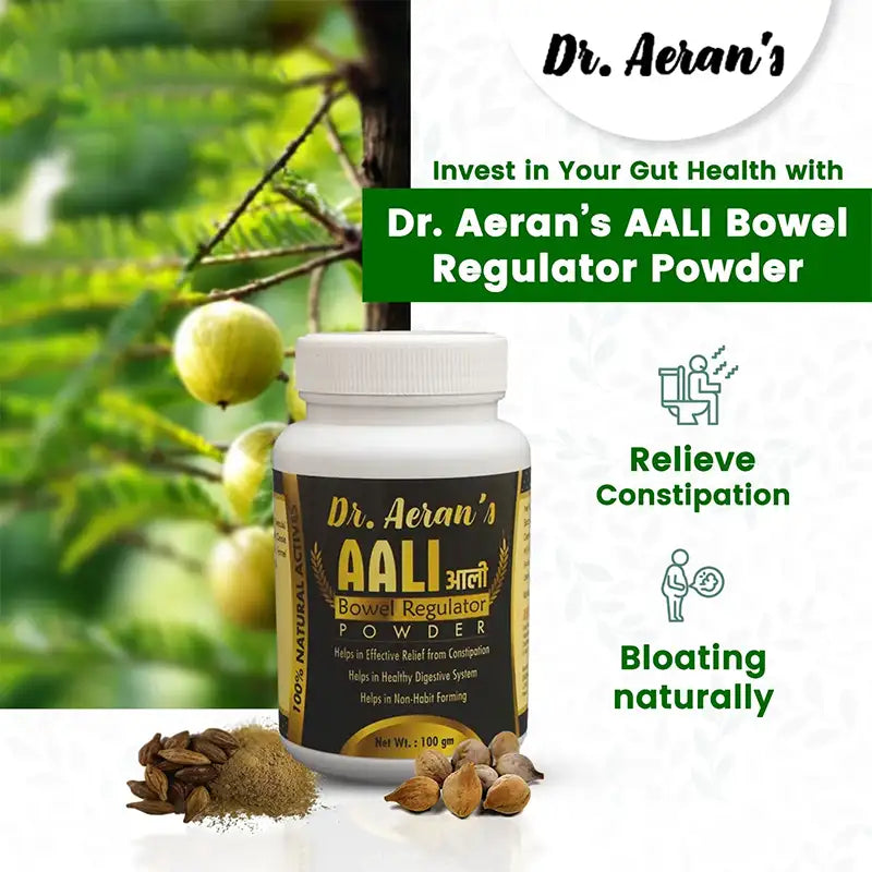 Dr. Aeran’s Aali bowel regulator Powder | Relief from digestive problem like constipation | Helps in Healthy digestive system