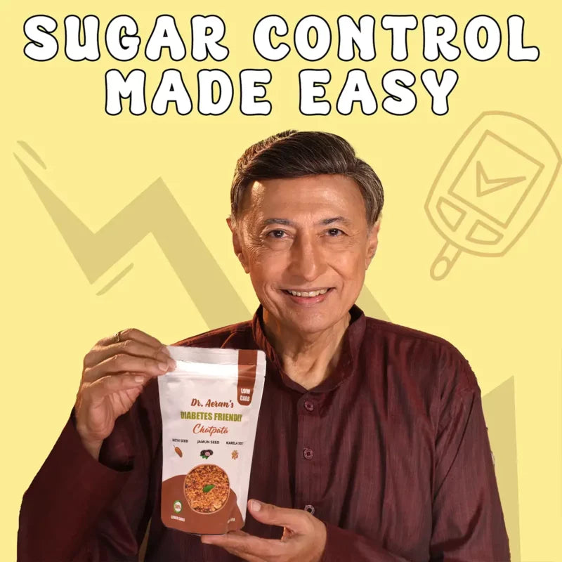 Dr. Aeran's Diabetic Friendly Chatpata Namkeen (Pack Of 3 - 100gm each)