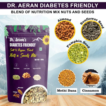 Dr. Aeran’s Diabetes-Friendly Nuts & Seeds Mix – 100g per pack