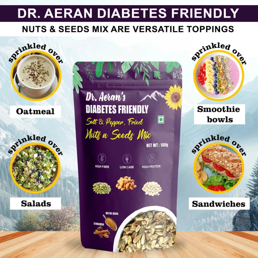 Dr. Aeran’s Diabetes-Friendly Nuts & Seeds Mix – 100g per pack
