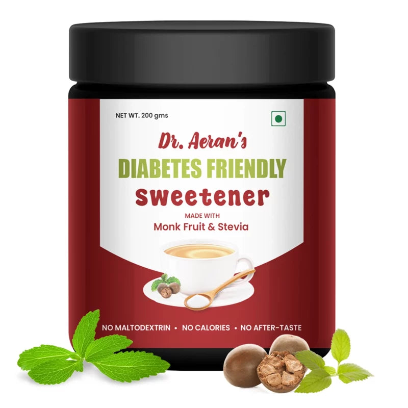 Diabetes Friendly Zero sugar | Monk Fruit Sweetener | 1:1 Sugar replacer | Zero Calories – Zero Carb Keto Friendly