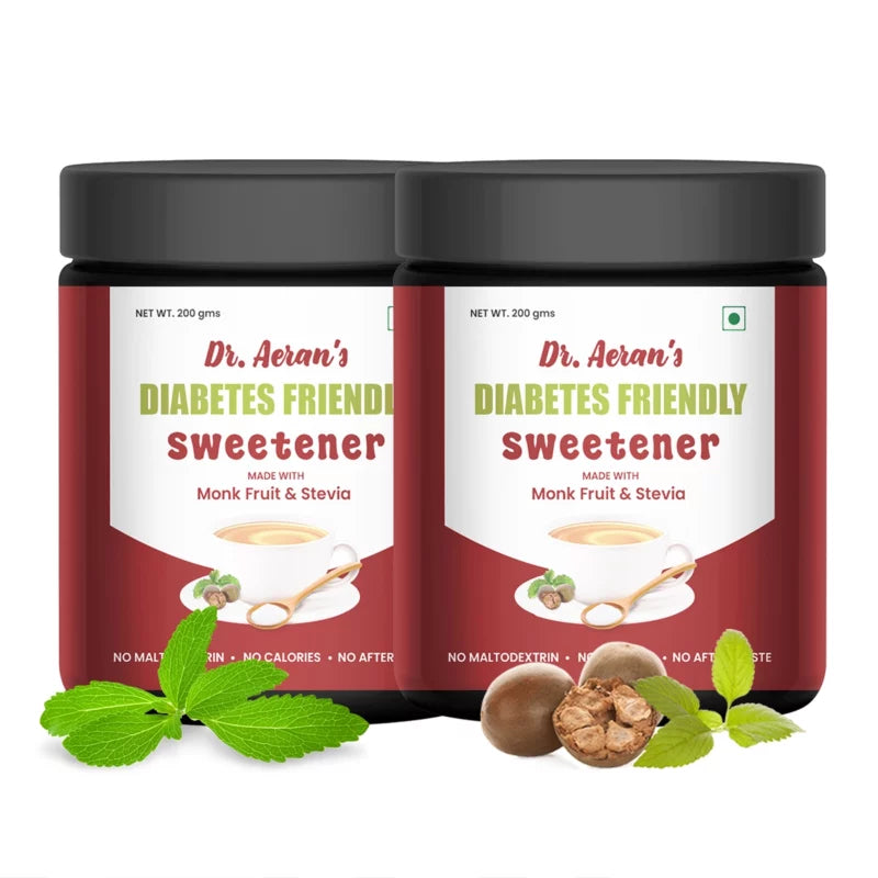 Diabetes Friendly Zero sugar | Monk Fruit Sweetener | 1:1 Sugar replacer | Zero Calories – Zero Carb Keto Friendly