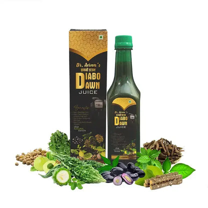 Dr. Aeran’s Diabo Dawn juice | Diabetes care | Amla, Jamun, Karela & 7 more | To help manage blood sugar levels & diabetes