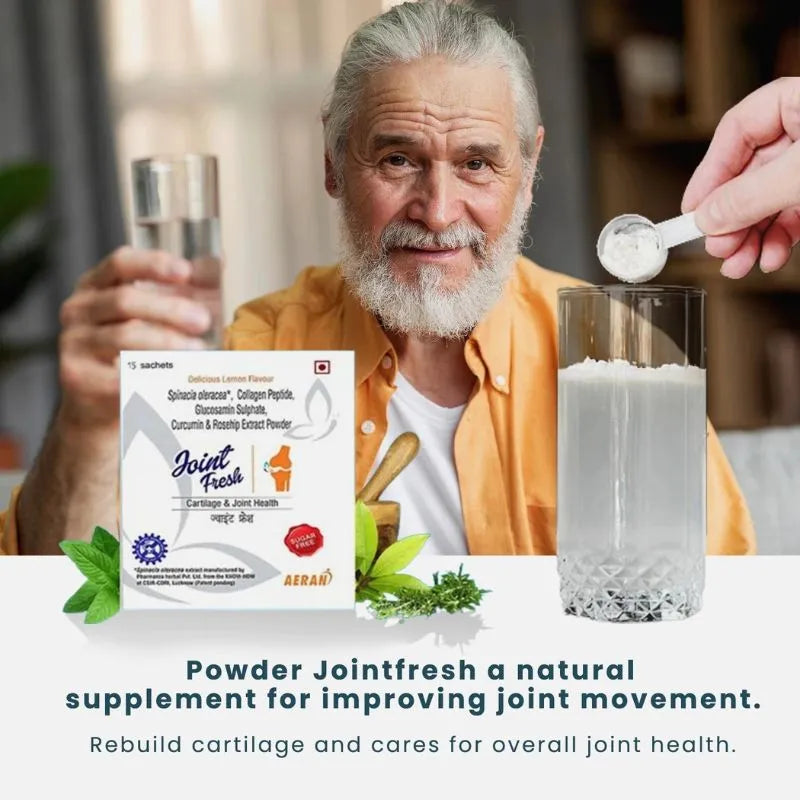 Ayurvedic Powder for Osteoarthritis | Pain Relief & Joint Mobility | Reduces Joint Pain & Stiffness, Improves Flexibility (Sachets)
