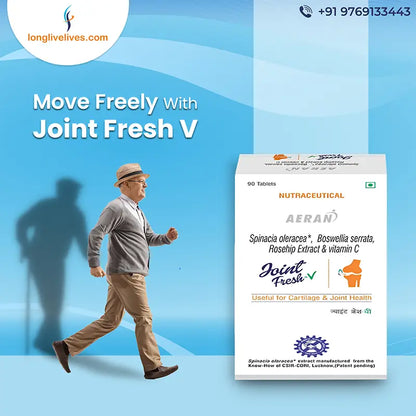 Ayurvedic Tablets for Arthritis | Supplement For Bone & Joint Wellness | 100% Natural and Ayurvedic Made with Spinach (palak) active molecule Pterospermin-C