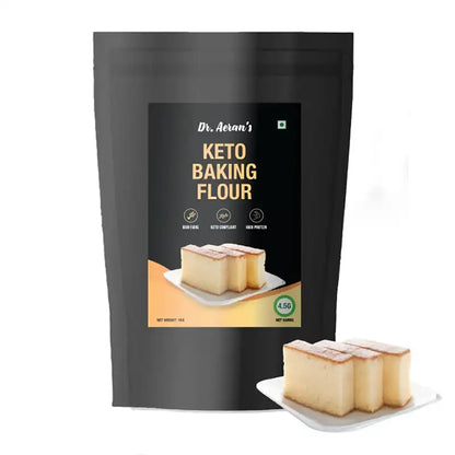 Diabetes-Friendly Keto Baking Flour (1 KG) | Perfect for Keto Cakes, Bread, &amp; Desserts | High Fiber, High Protein | Enjoy Guilt-Free Indulgence product data
