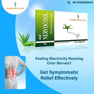 Aeran Nervocool Aloe Vera Gel | Relief for Burning Feet, Tingling &amp; Numbness (Pack of 2)