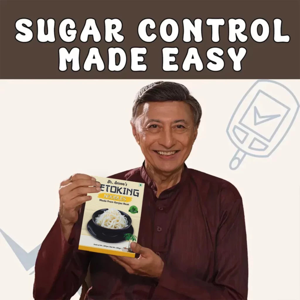 KetoKing Noodles Made From Konjac Root | KetoKing Noodles(270gm per pack)