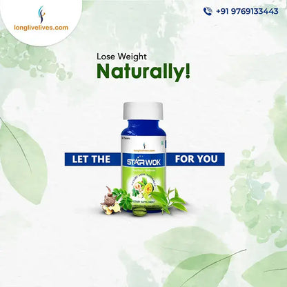 Starwok Weight Loss Support Formula – Natural Metabolism Booster for Healthy Fat Burn